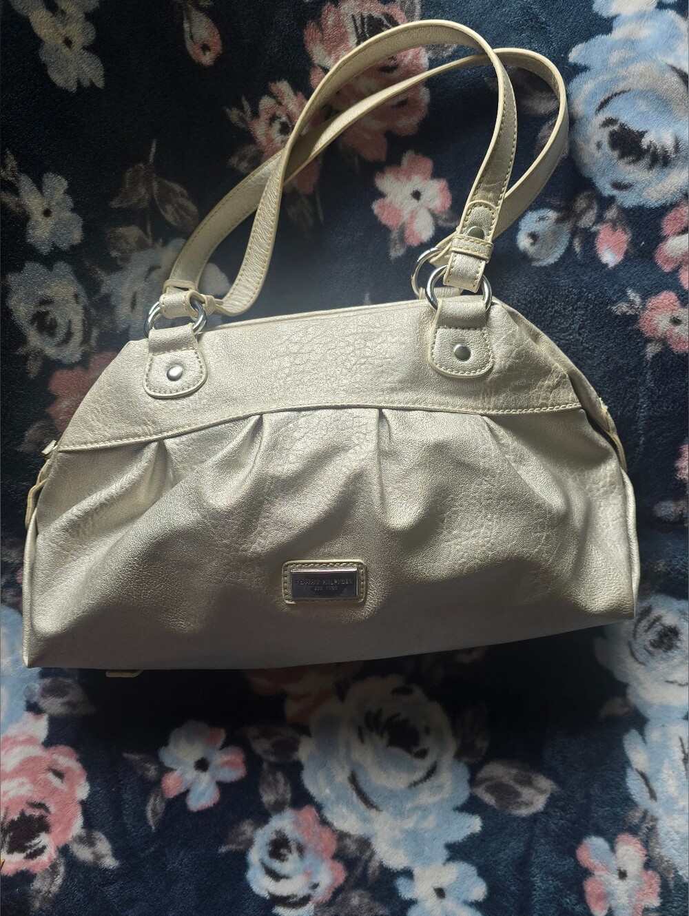 Tommy Hilfiger Y2k metallic satchel